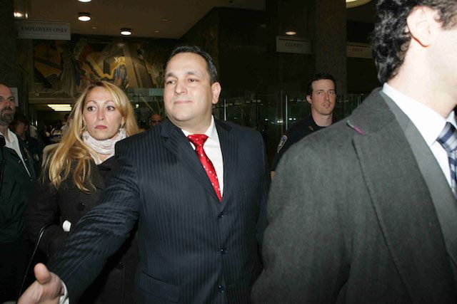 Hiram Monserrate after he was found guilty of misdemeanor assault in 2009.
